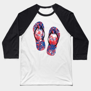 flip flops 4th of july Baseball T-Shirt